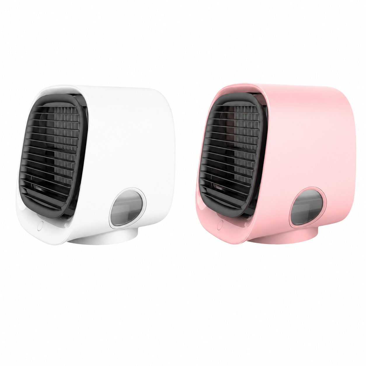 Compacte 2-in-1 Luchtkoeler & Luchtbevochtiger – Mini Airco met LED-Verlichting voor Bureau, Slaapkamer of Kantoor | Sulvida