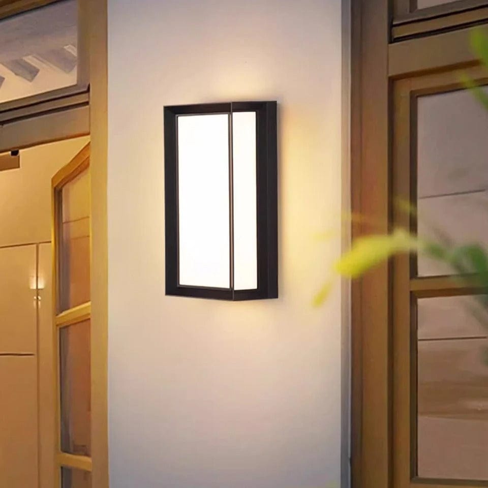 Buitenwandlamp LED met Bewegingssensor Zwart Waterdicht Tuinverlichting Buiten Modern Gevelverlichting | Sulvida