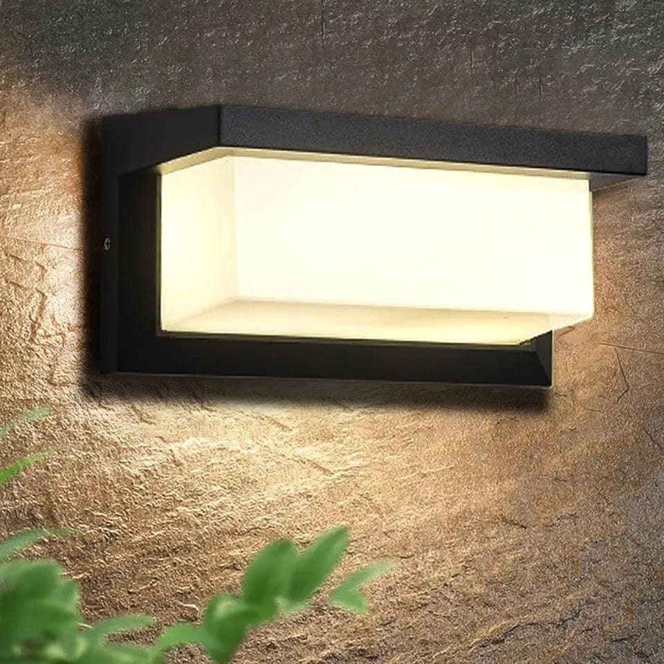 Buitenwandlamp LED met Bewegingssensor Zwart Waterdicht Tuinverlichting Buiten Modern Gevelverlichting | Sulvida
