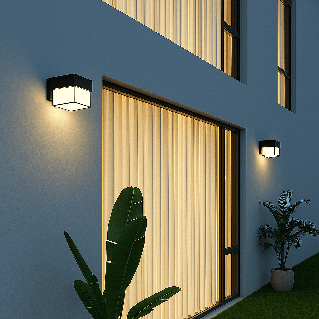 Buitenwandlamp LED met Bewegingssensor Zwart Waterdicht Tuinverlichting Buiten Modern Gevelverlichting | Sulvida