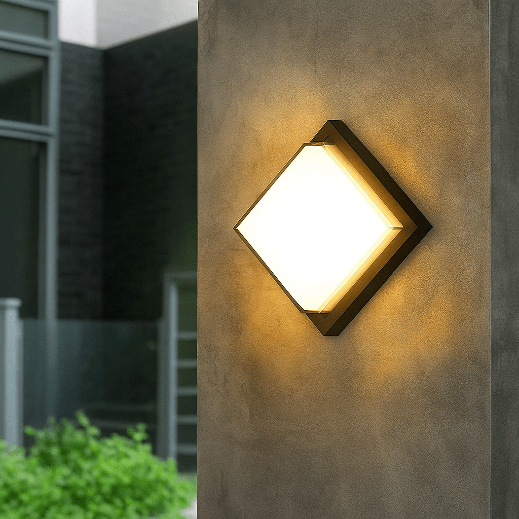 Buitenwandlamp LED met Bewegingssensor Zwart Waterdicht Tuinverlichting Buiten Modern Gevelverlichting | Sulvida