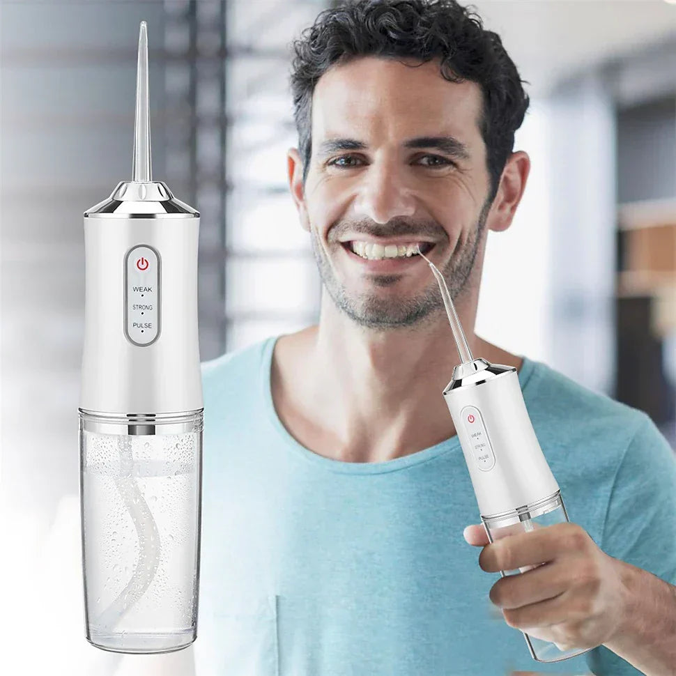 Draagbare Mondsdouche Waterstraal Elektrische Mondzorg Oral Irrigator Tandreiniger voor Thuis en Onderweg | Sulvida