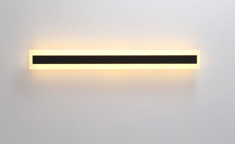 Lineaire LED Wandlamp Buiten Waterdicht Aluminium Gevelverlichting Dimbaar Acryl Modern 30-240cm Tuin Terras | Sulvida