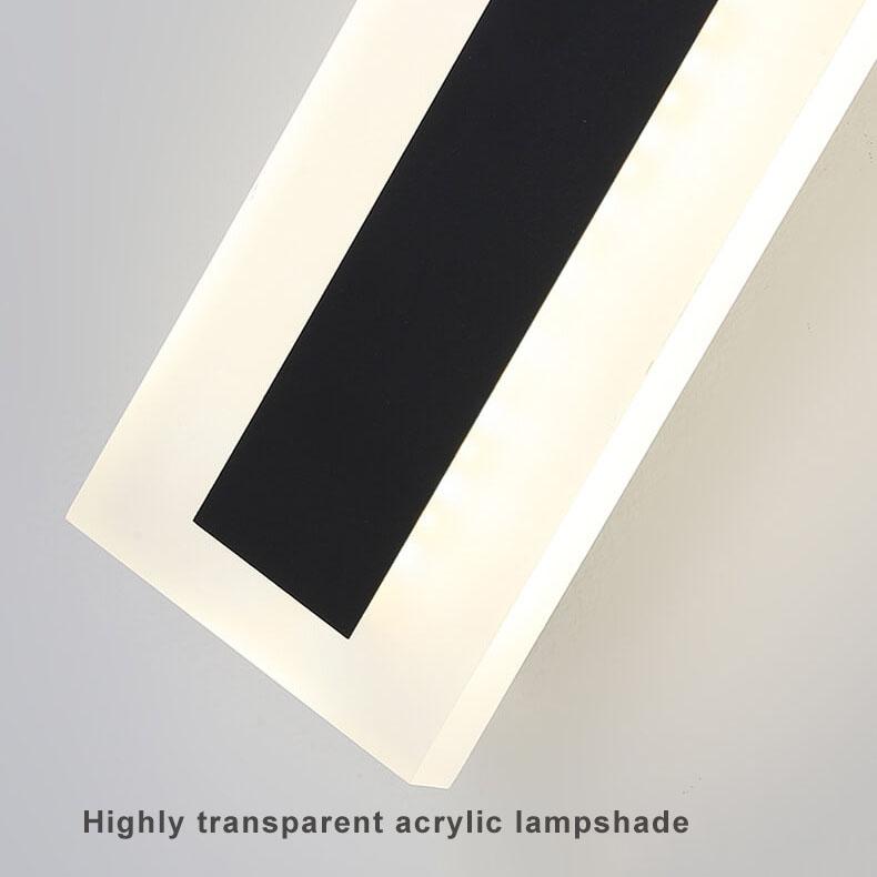 Lineaire LED Wandlamp Buiten Waterdicht Aluminium Gevelverlichting Dimbaar Acryl Modern 30-240cm Tuin Terras | Sulvida