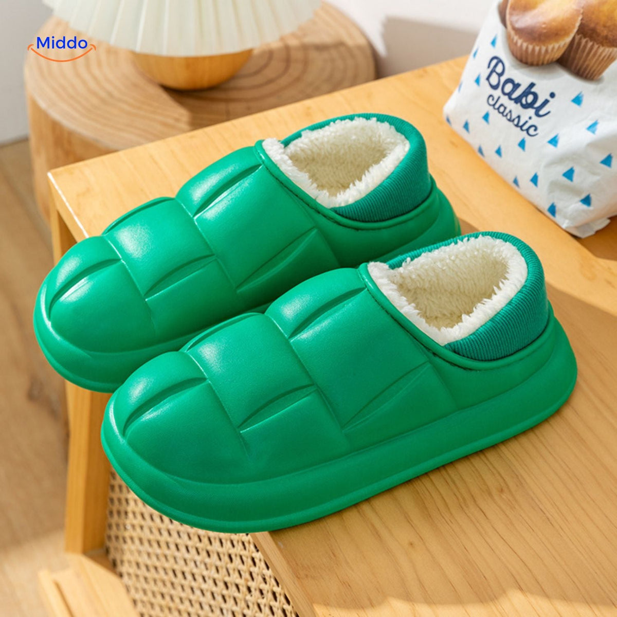 Huisslippers Antislip Katoenen Pantoffels Afneembare Velours Voering Indoor Outdoor Herfst Winter Unisex | Sulvida