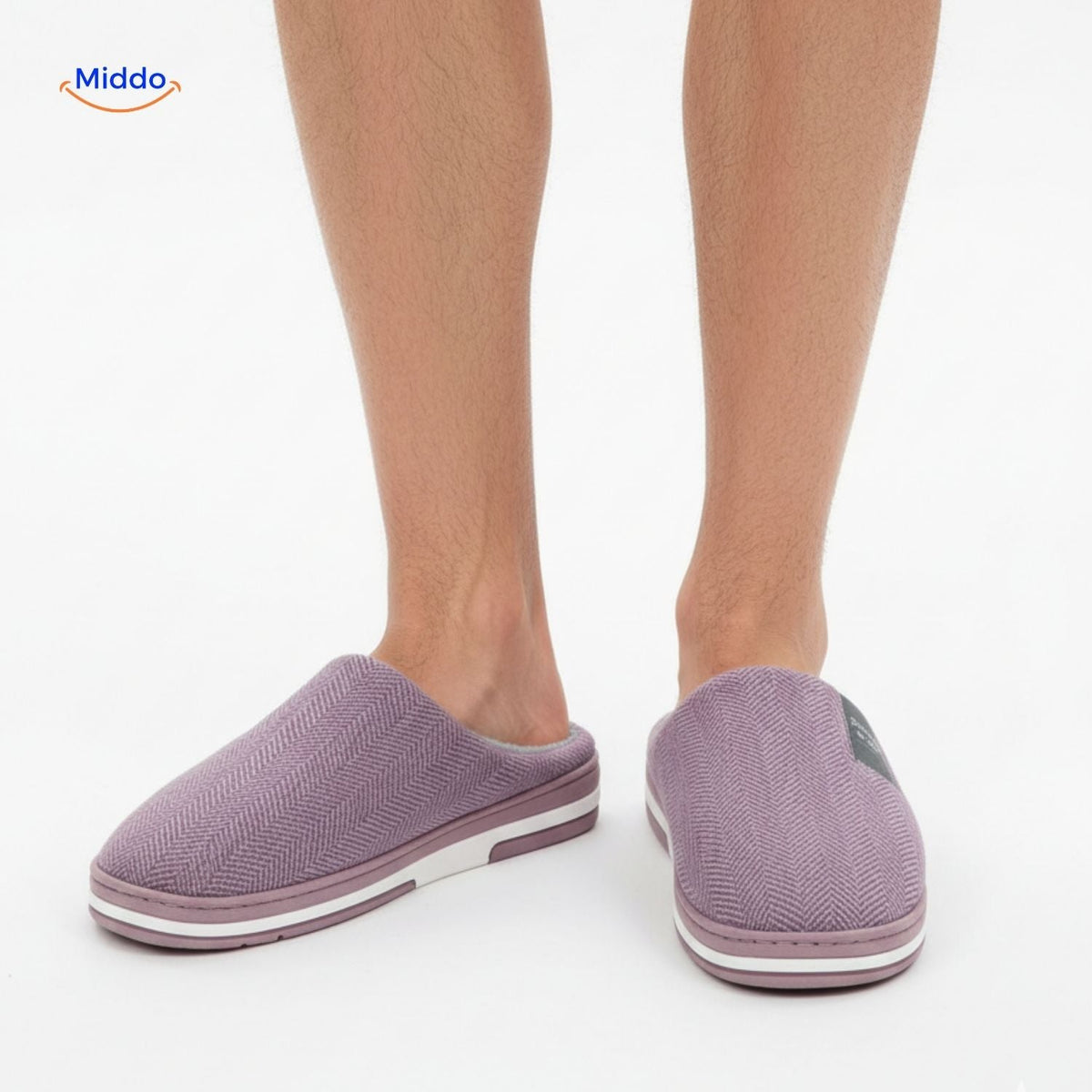 Pantoffels met zachte katoenen voering antislip TPR-zool warmtevast comfortabel huisschoeisel indoor | Sulvida