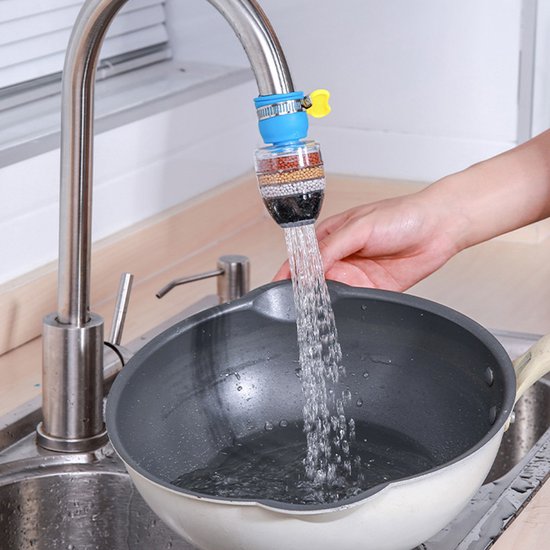 Kraanfilter voor Thuis Drinkwater | Meerfasefilter met Actieve Kool en Mineralen voor Helder Leidingwater | Sulvida