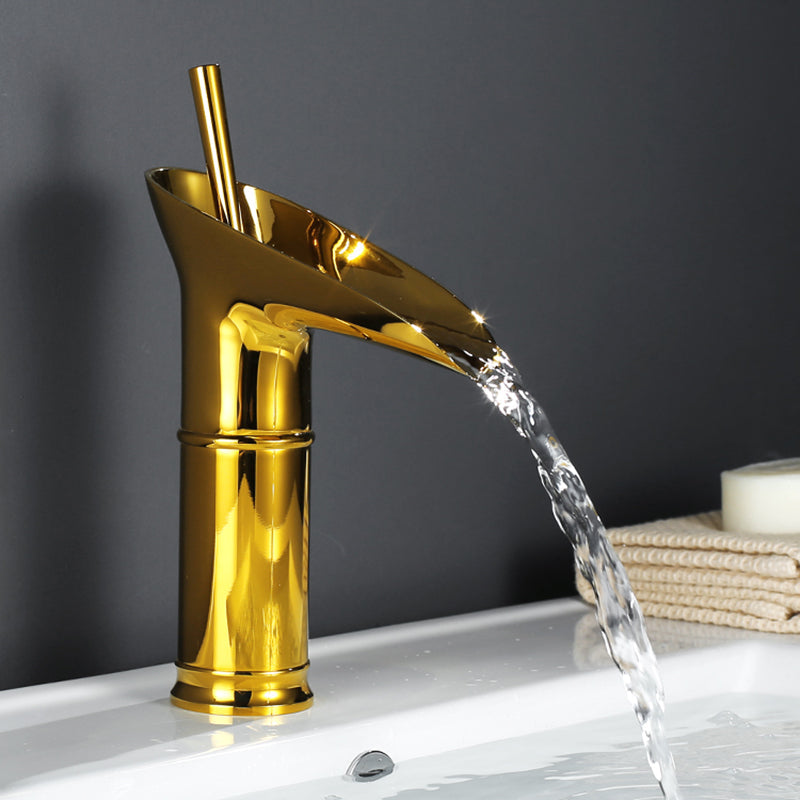 Kraan voor Wastafel Klassiek Vintage Messing Waterval Eengats Koud Water Antiek Badkamer Retro Nostalgisch | Sulvida