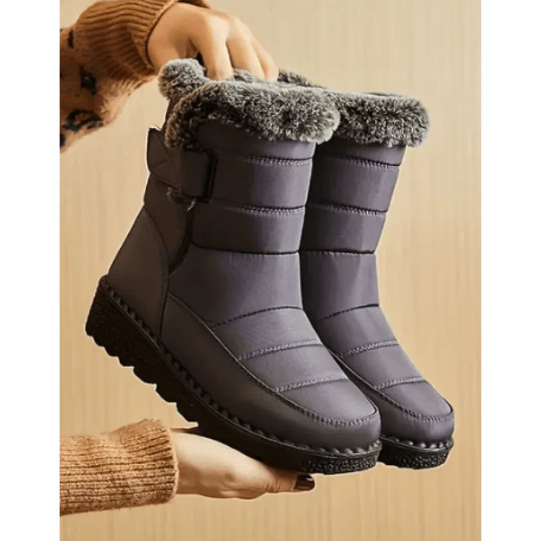 Bottes d’hiver imperméables unisexes Bottes de neige chaudes Semelle antidérapante Bottes de neige d’extérieur Ajustement sûr | Sulvida