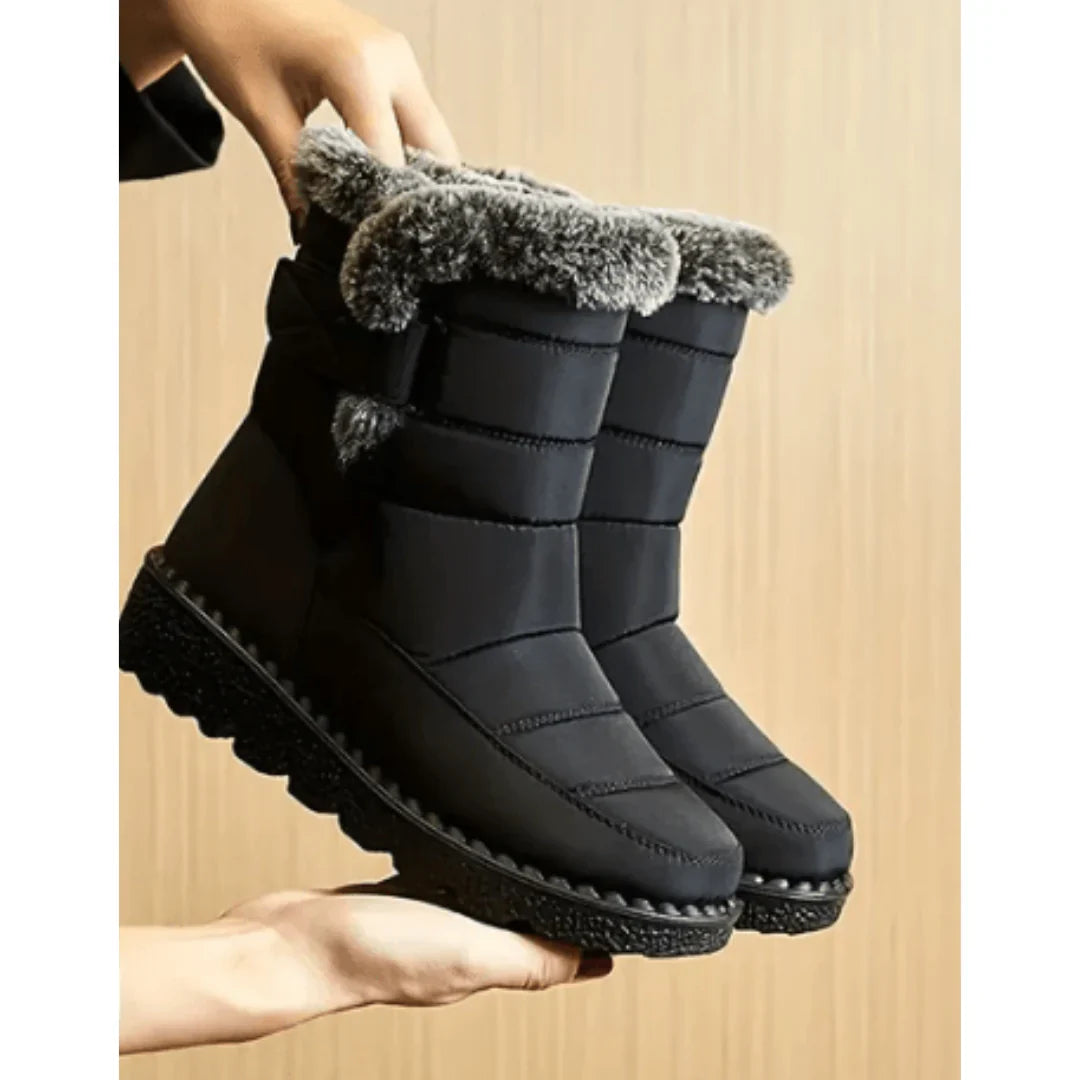 Bottes d’hiver imperméables unisexes Bottes de neige chaudes Semelle antidérapante Bottes de neige d’extérieur Ajustement sûr | Sulvida