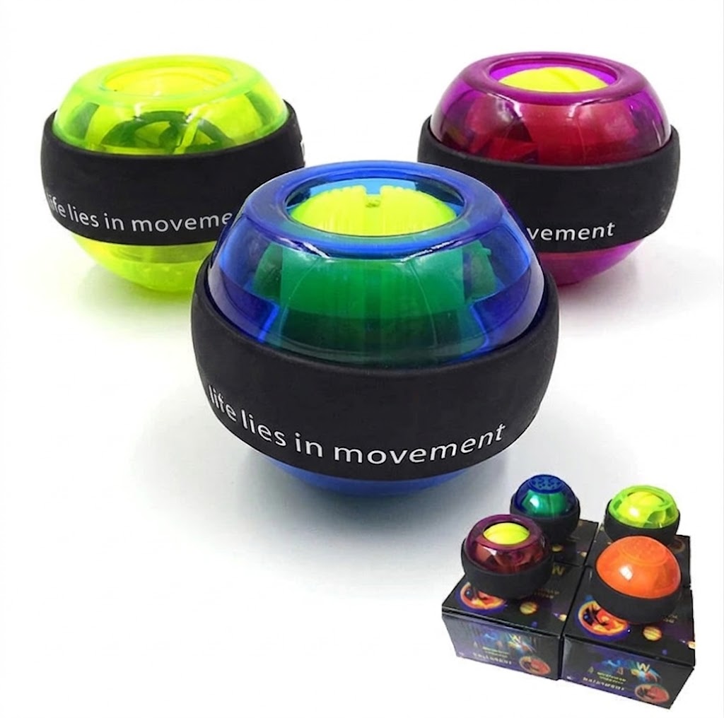 Gyroscopische Pols- en Armtrainer met LED-verlichting voor Krachttraining Grip en Spierkracht Thuis Sportschool | Sulvida