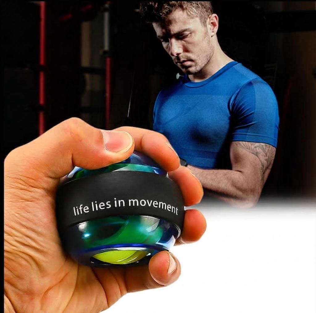 Gyroscopische Pols- en Armtrainer met LED-verlichting voor Krachttraining Grip en Spierkracht Thuis Sportschool | Sulvida