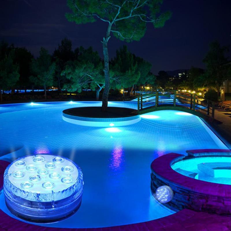Onderwaterlamp LED Waterdicht IP68 16 Kleuren Afstandsbediening Batterij Zwembad Vijver Bad 50.000 Uur | Sulvida