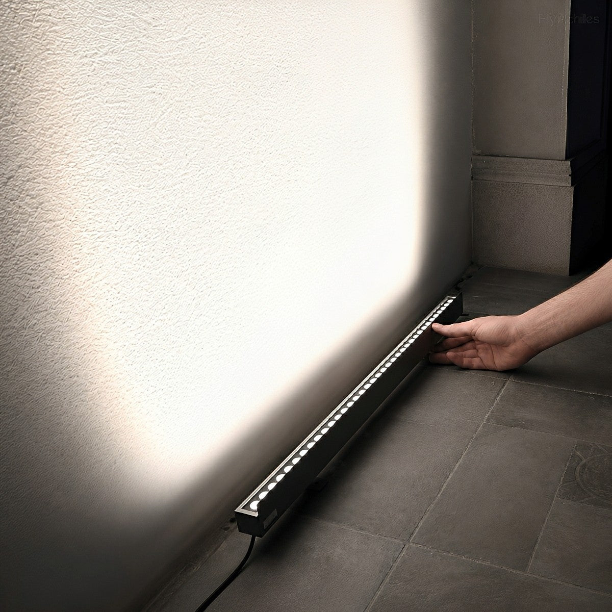 LED Gevellichtstrip 24V Waterdicht IP65 Aluminium Buitenverlichting Tuinlamp Architectuur Wandverlichting | Sulvida