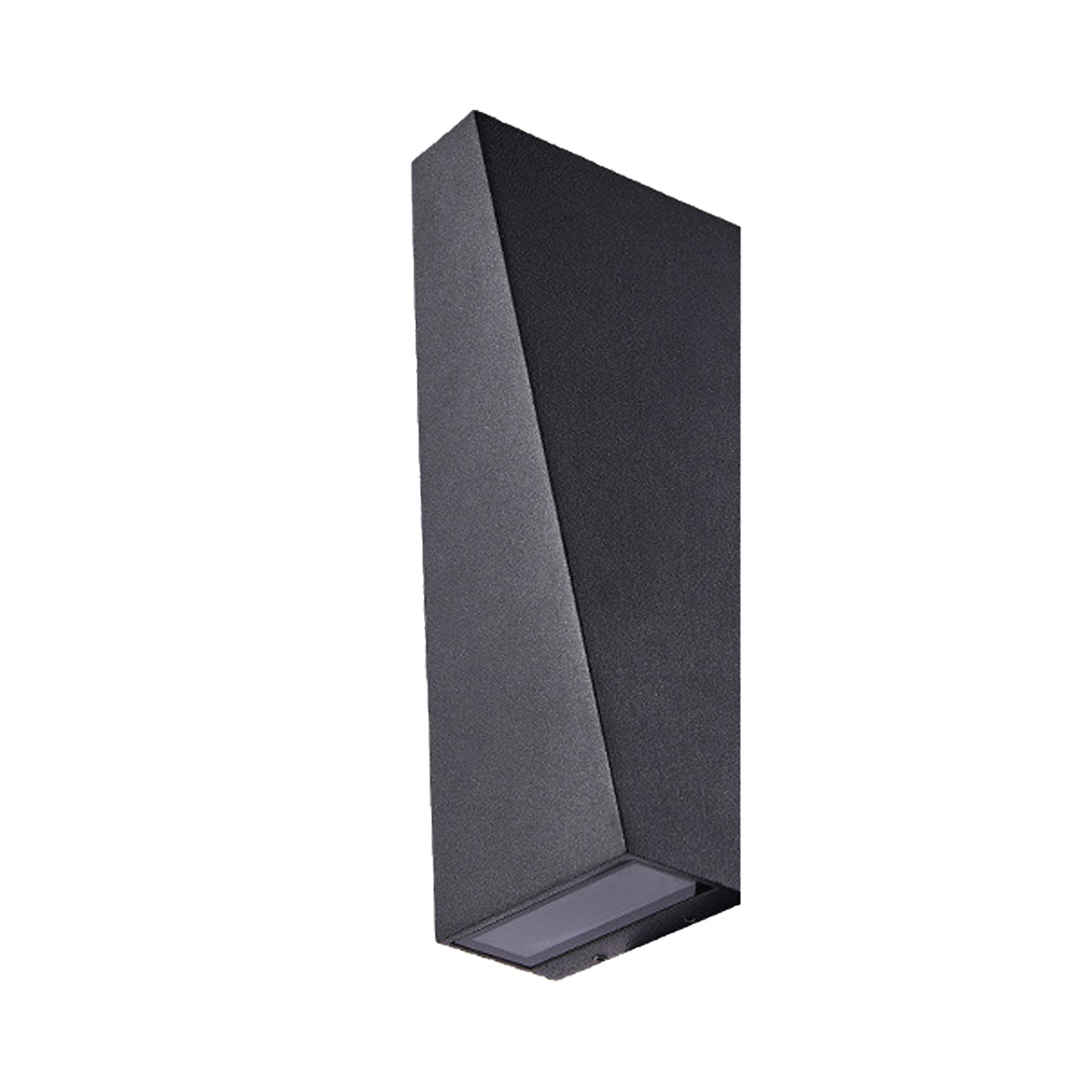 LED Buitenwandlamp Zwart Waterdicht IP65 Up & Down Verlichting Gevel Muur Veranda Tuin Aluminium Design | Sulvida