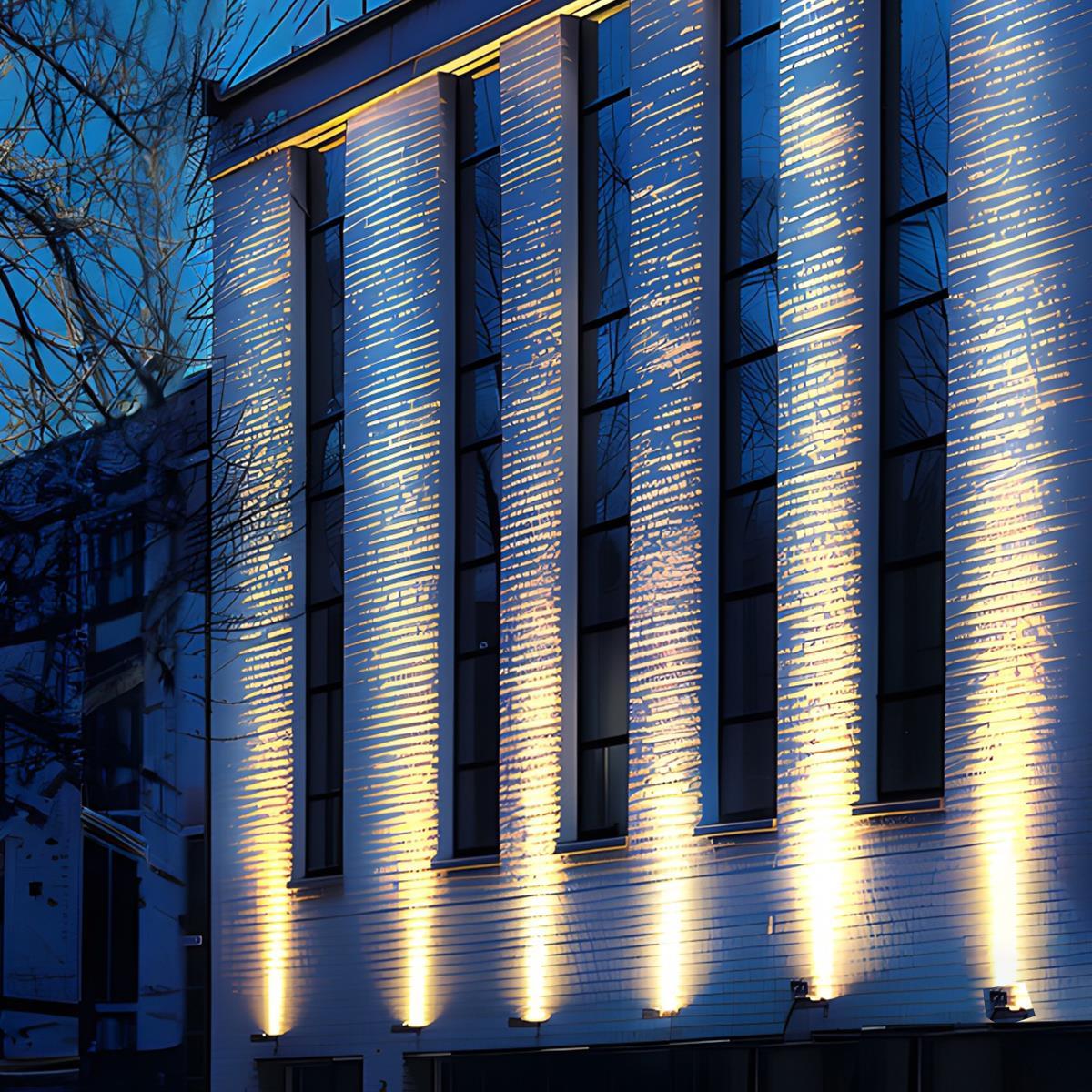 LED Buitenspot Grijs Aluminium Architectuur Gevelverlichting Waterdicht IP67 Instelbaar 3W-80W Tuin Buiten | Sulvida