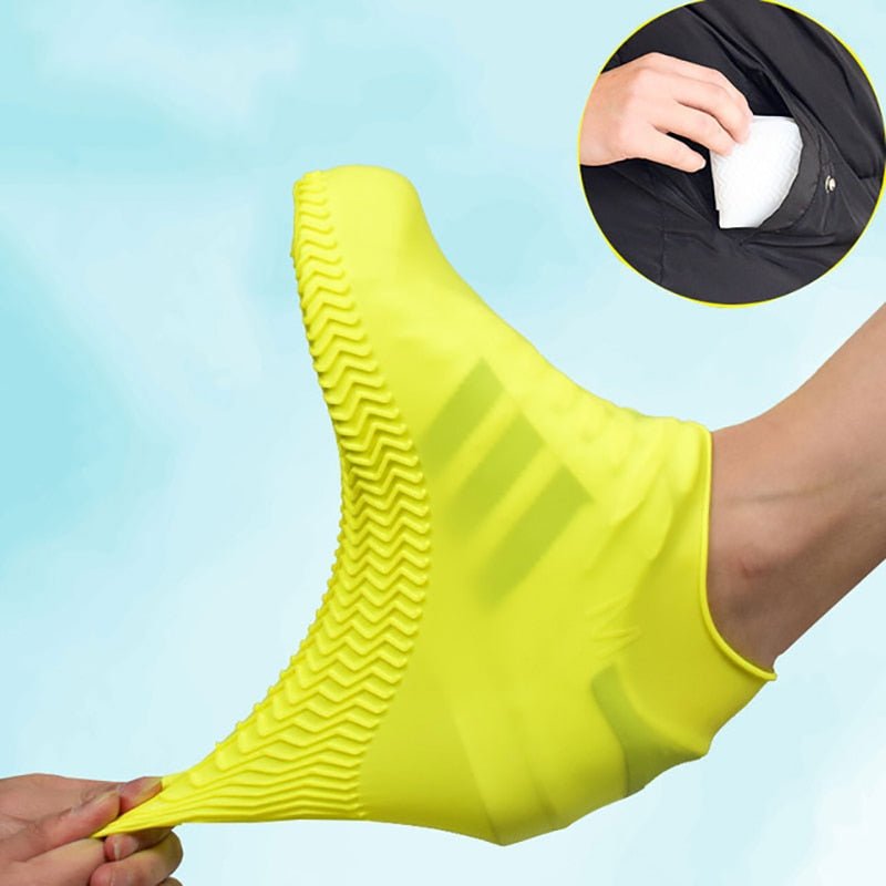 Waterdichte Siliconen Schoenovertrekken Herbruikbaar Regenweer Bescherming Antislip Outdoor Wandelen | Sulvida