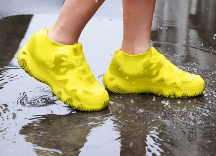 Surchaussures imperméables en silicone, réutilisables, protection contre la pluie, antidérapantes, pour activités extérieures et randonnée | Sulvida
