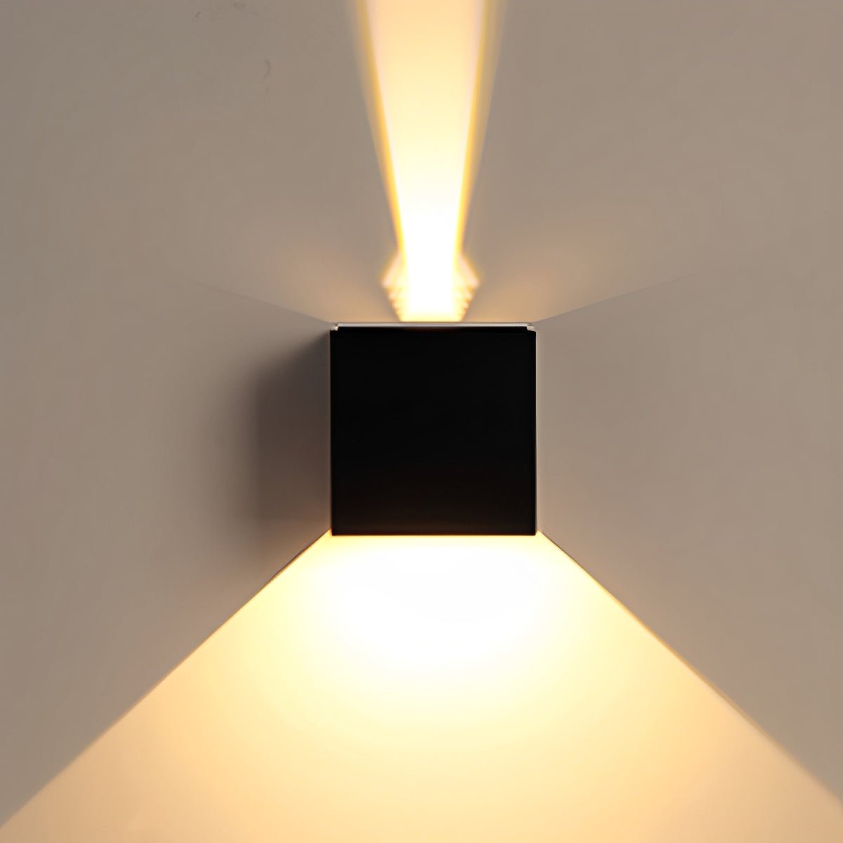 LED Wandlamp Buiten Waterdicht Zwart Wit op Zonne-Energie voor Tuin Veranda Entree Gevel IP65 Buitenverlichting | Sulvida
