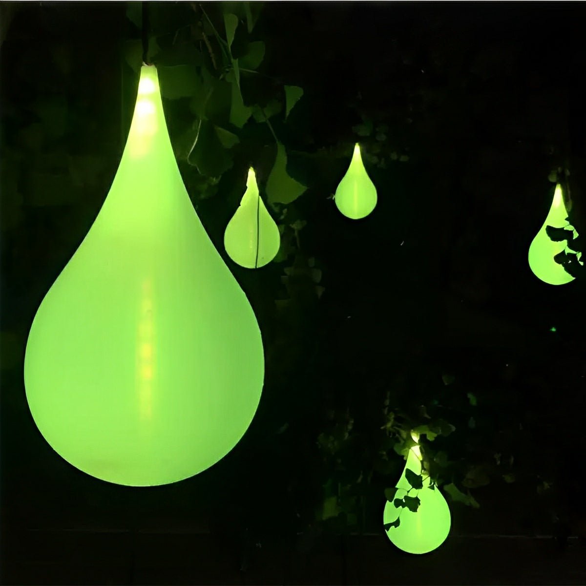 LED Hangverlichting Druppelvorm Waterdicht IP65 Sfeerlicht voor Tuin Terras Binnenplaats Buiten Sfeerverlichting | Sulvida