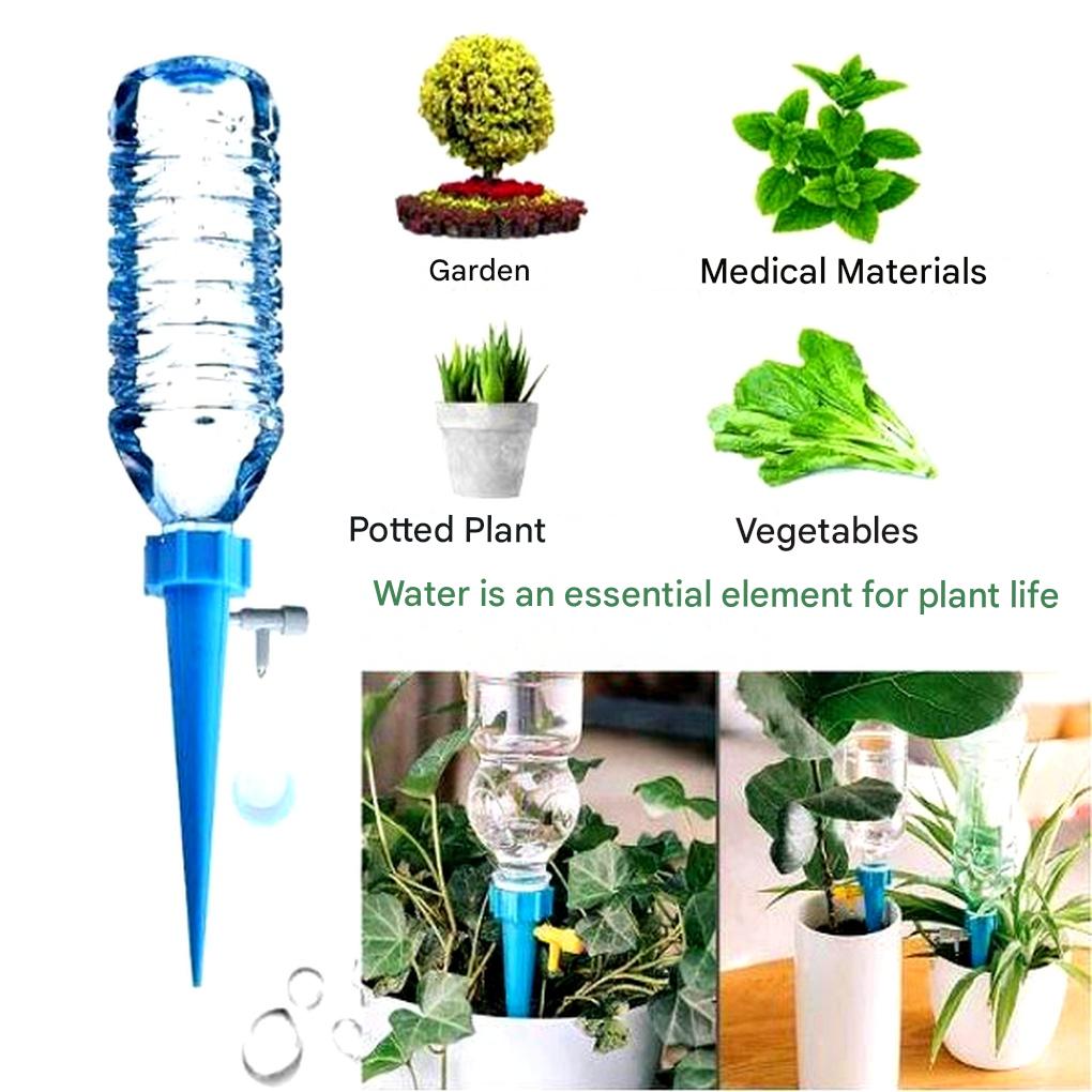 Automatische Plant Druppelpijpen met Regelbare Uitstroom 12 Stuks voor Zelfbewaterend Tuinonderhoud en Planten | Sulvida