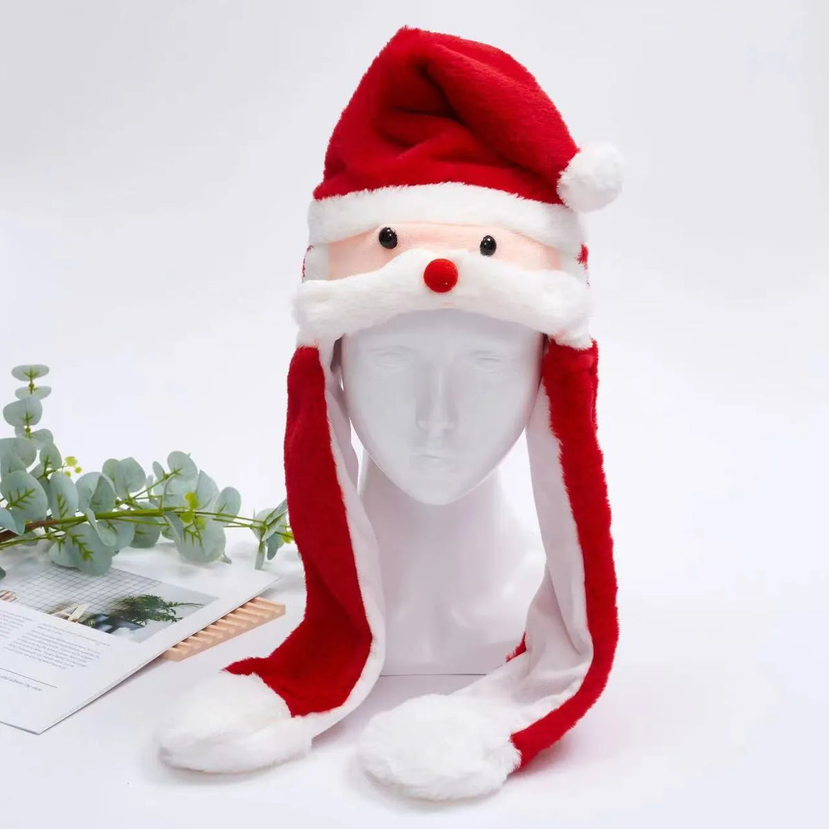 Interactieve Knuffelpet met Bewegende Oren – Pluche Muts Dieren Cosplay Accessoire voor Kinderen & Volwassenen | Sulvida