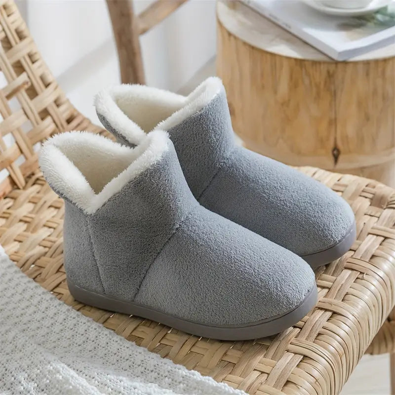 Warme Dames Sloffen met Zachte Sherpa Voering voor Ultiem Thuiscomfort in Roze Kaki Grijs Groen en Beige | Sulvida