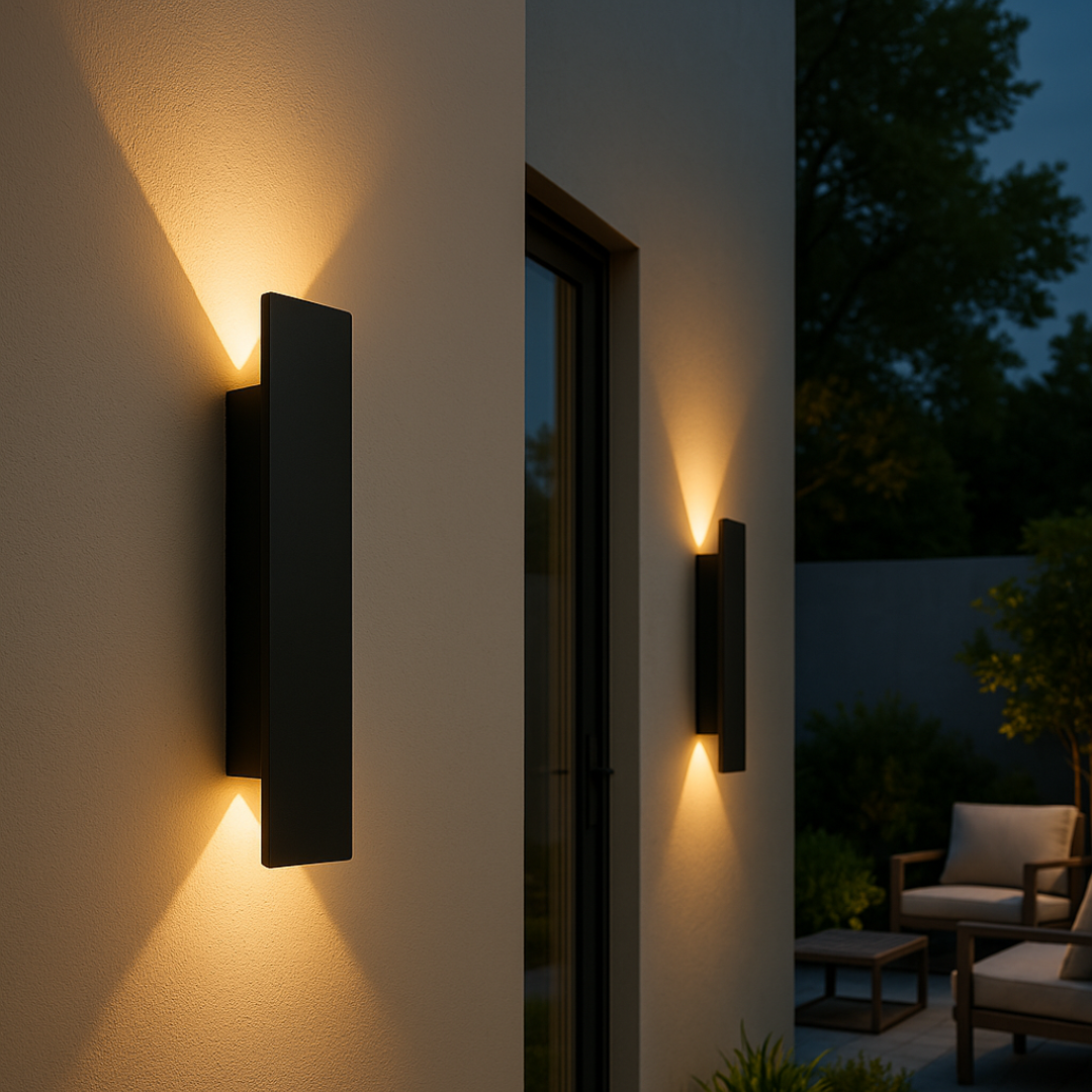 LED Wandlamp Buiten Waterbestendig IP65 Aluminium Gevelverlichting Tuinverlichting 4 Afmetingen Modern Design | Sulvida