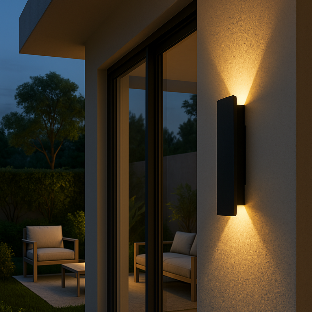 LED Wandlamp Buiten Waterbestendig IP65 Aluminium Gevelverlichting Tuinverlichting 4 Afmetingen Modern Design | Sulvida