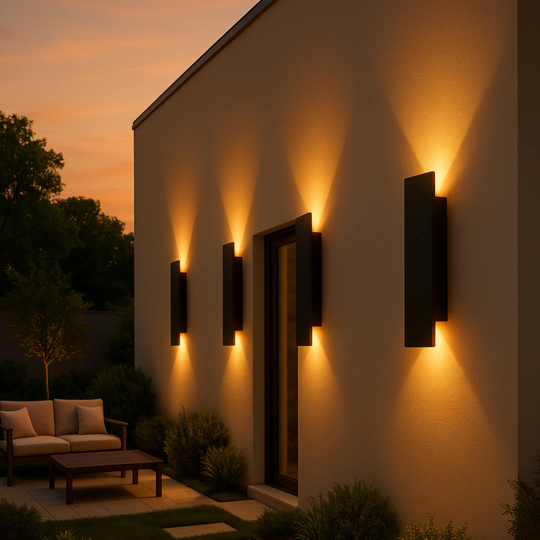 LED Wandlamp Buiten Waterbestendig IP65 Aluminium Gevelverlichting Tuinverlichting 4 Afmetingen Modern Design | Sulvida