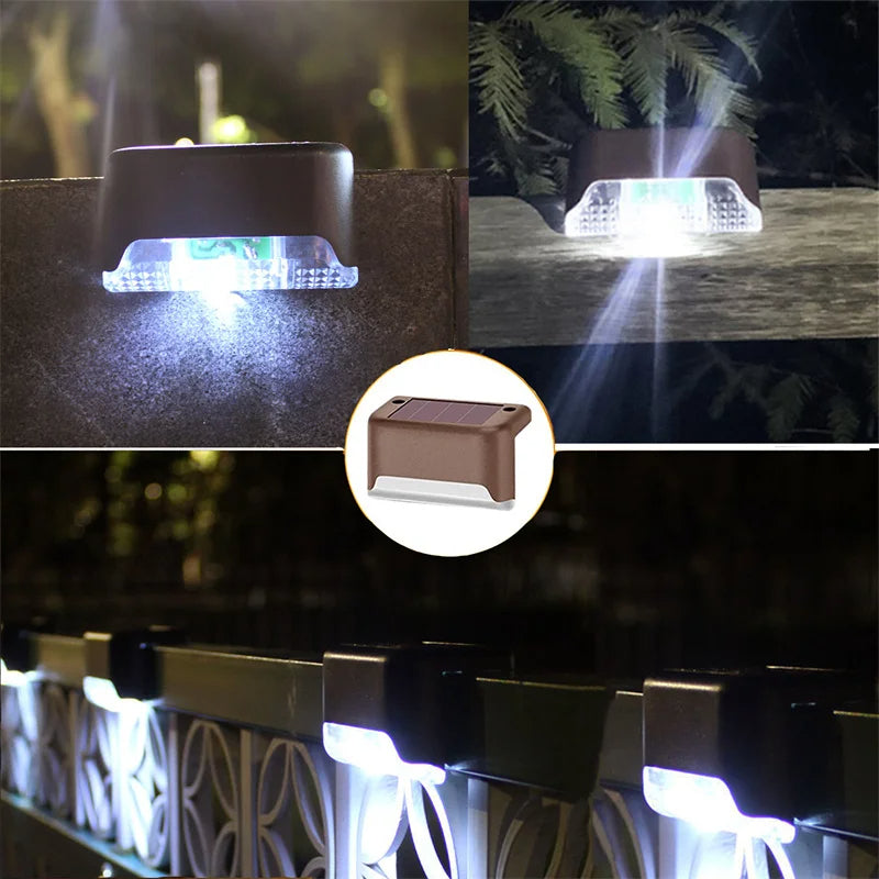 Zonne-energie Padverlichting Set 5 Stuks Warm Wit Waterdicht Solar LED Buitenlampen Tuinverlichting Terras Oprit Wandelpad Draadloos | Sulvida