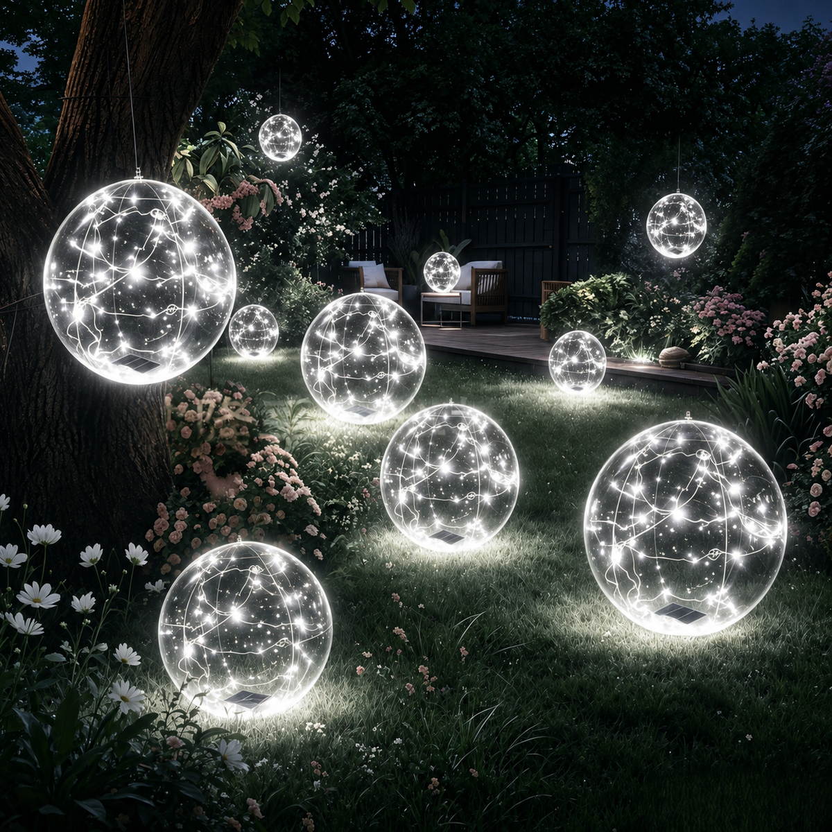Solarlamp Zwevend Tuinlicht Waterdicht IP68 Veelkleurig LED Zwembadverlichting Hangbaar Terras Tuin Sfeer | Sulvida