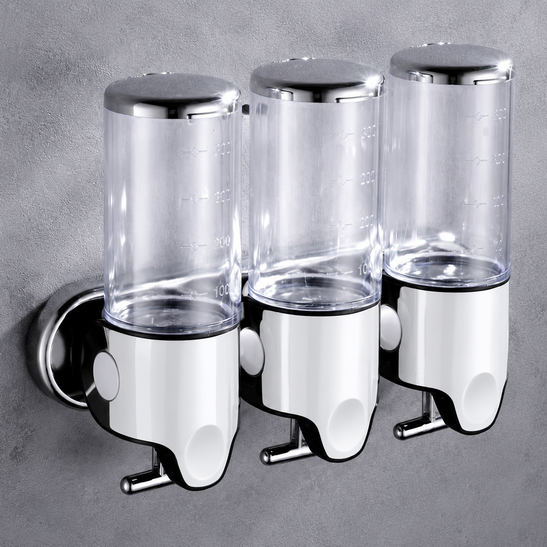 Wandzeepdispenser 500ml RVS – Pompflacon voor Badkamer Douche Toilet Wastafel – Lotion Shampoo Dispenser | Sulvida