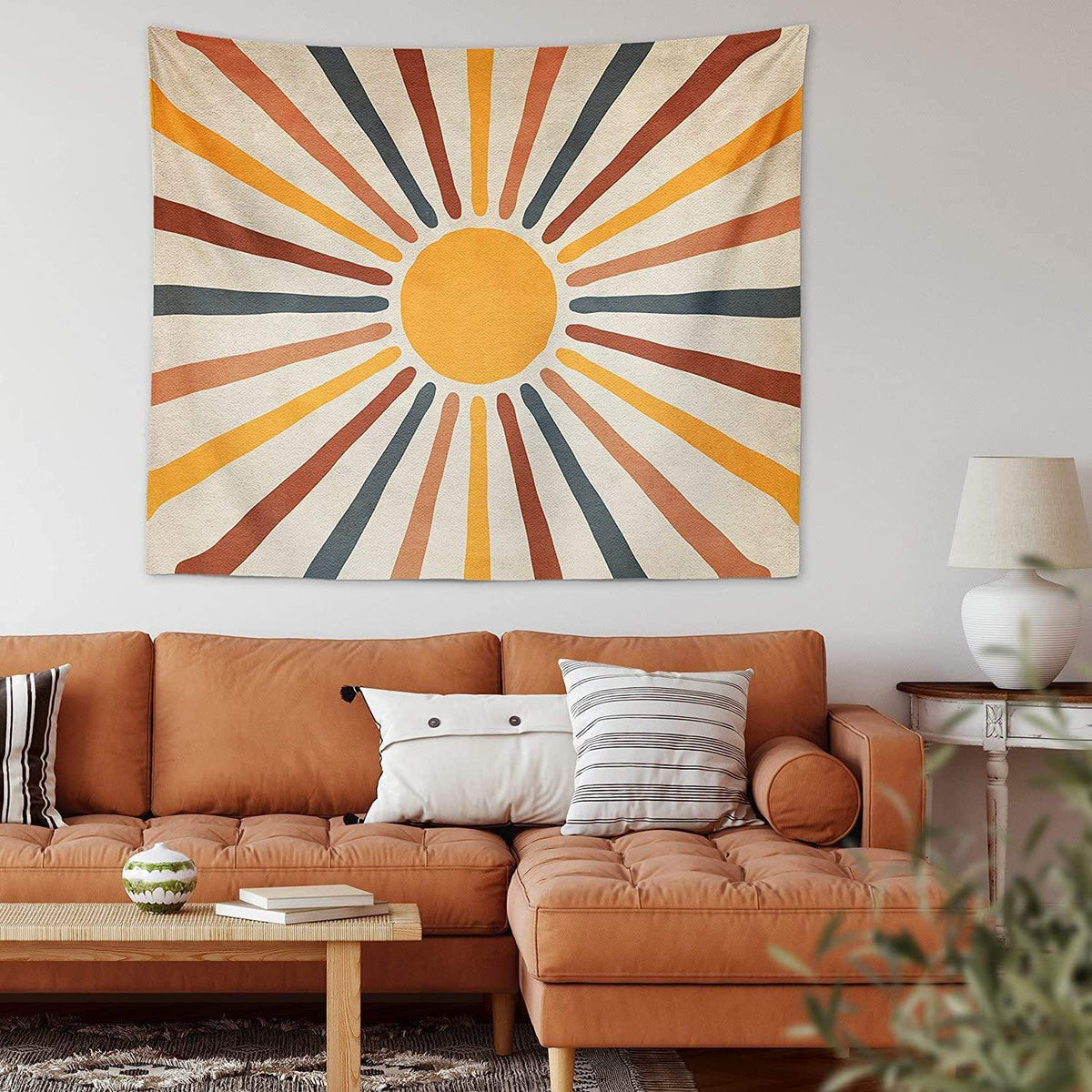 Boho Wandkleed Zon Cover Me With Sunshine Katoen Polyester 75x75 cm 150x130 cm Wandtextiel Woondecoratie | Sulvida