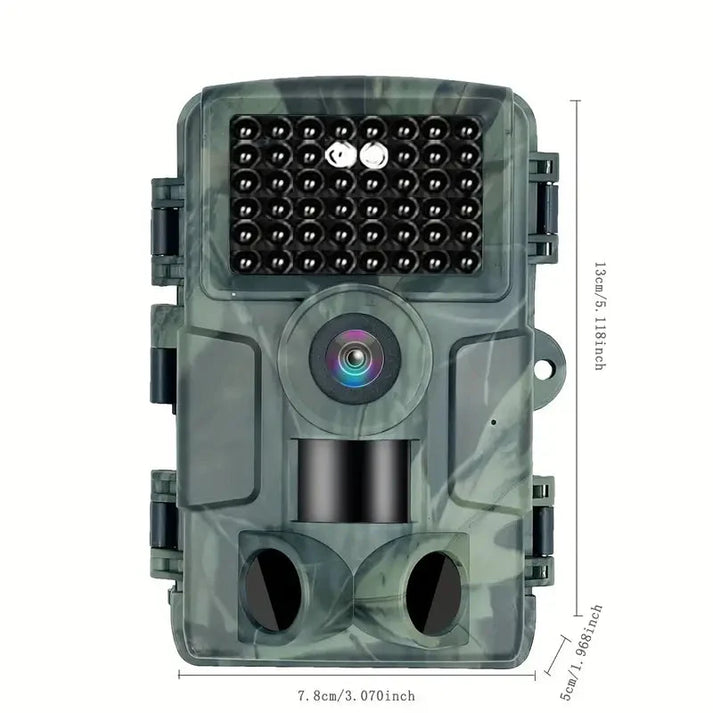 Wildcamera 4K Ultra HD met 60MP Sensor en App-Bediening voor Natuurfotografie Wildlife Observatie Dag en Nacht | Sulvida