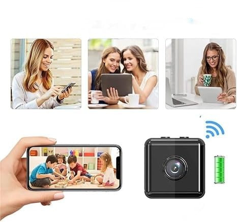 Draadloze 1080P Mini-WiFi-Beveiligingscamera – Bewaking voor Binnen en Buiten met Nachtzicht | Sulvida