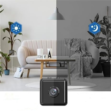 Draadloze 1080P Mini-WiFi-Beveiligingscamera – Bewaking voor Binnen en Buiten met Nachtzicht | Sulvida