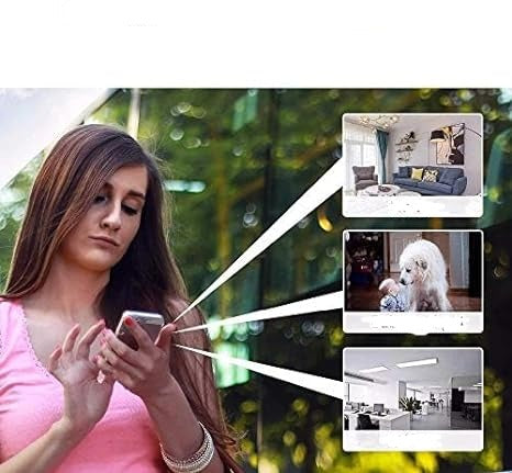 Draadloze 1080P Mini-WiFi-Beveiligingscamera – Bewaking voor Binnen en Buiten met Nachtzicht | Sulvida