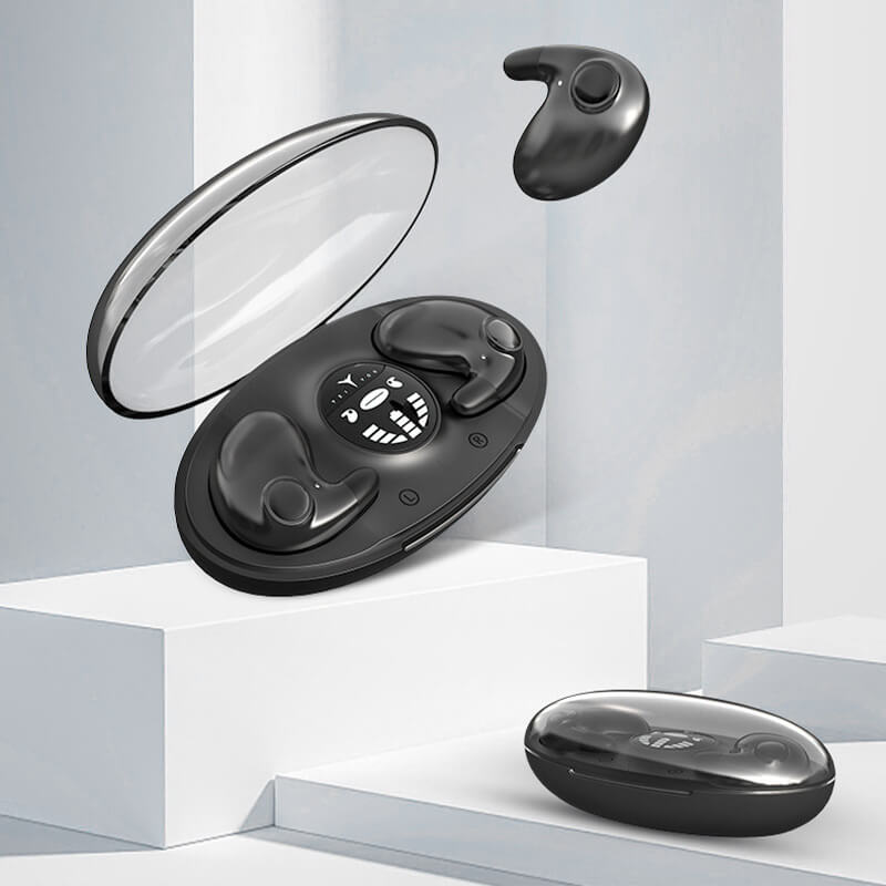 Draadloze Slaapkoptelefoon IPX5 Waterbestendig Lichtgewicht Bluetooth Oordopjes Zijslaper Muziek Podcast | Sulvida