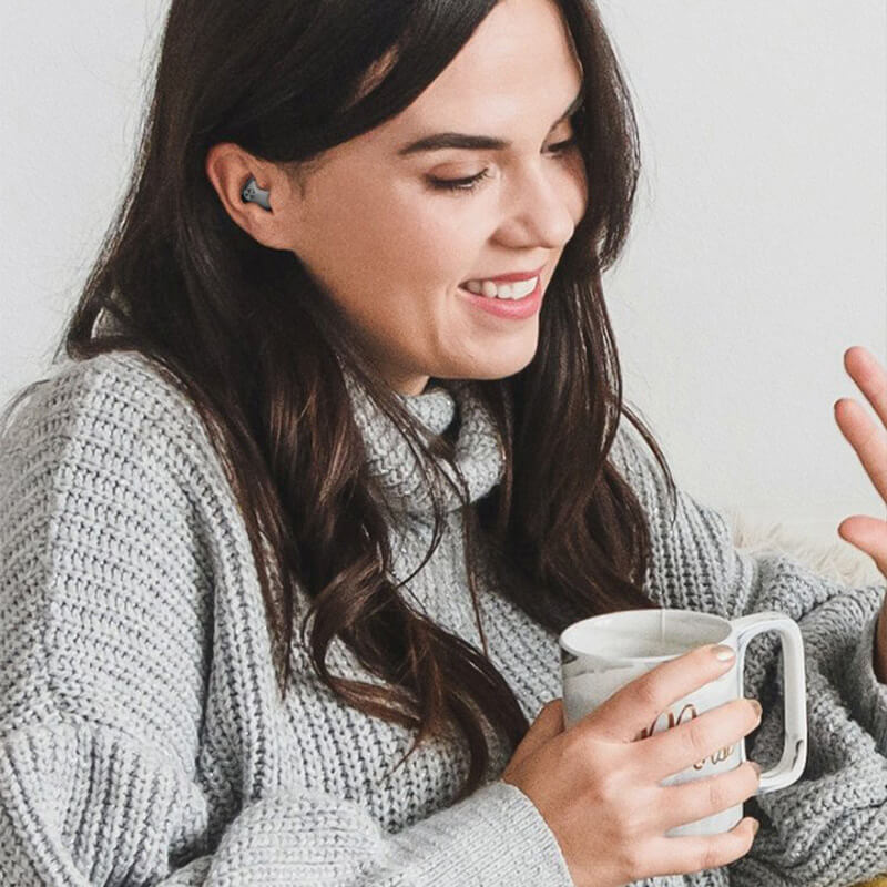 Draadloze Slaapkoptelefoon IPX5 Waterbestendig Lichtgewicht Bluetooth Oordopjes Zijslaper Muziek Podcast | Sulvida