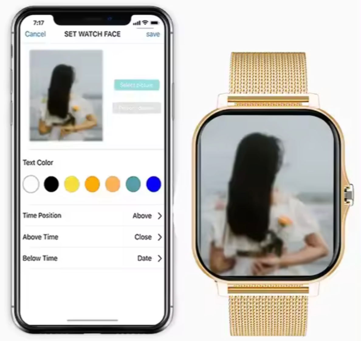 Elegante Fitness Smartwatch voor Dames met Gezondheidsfuncties Stappenteller Slaapmonitor Hartslagmeter | Sulvida