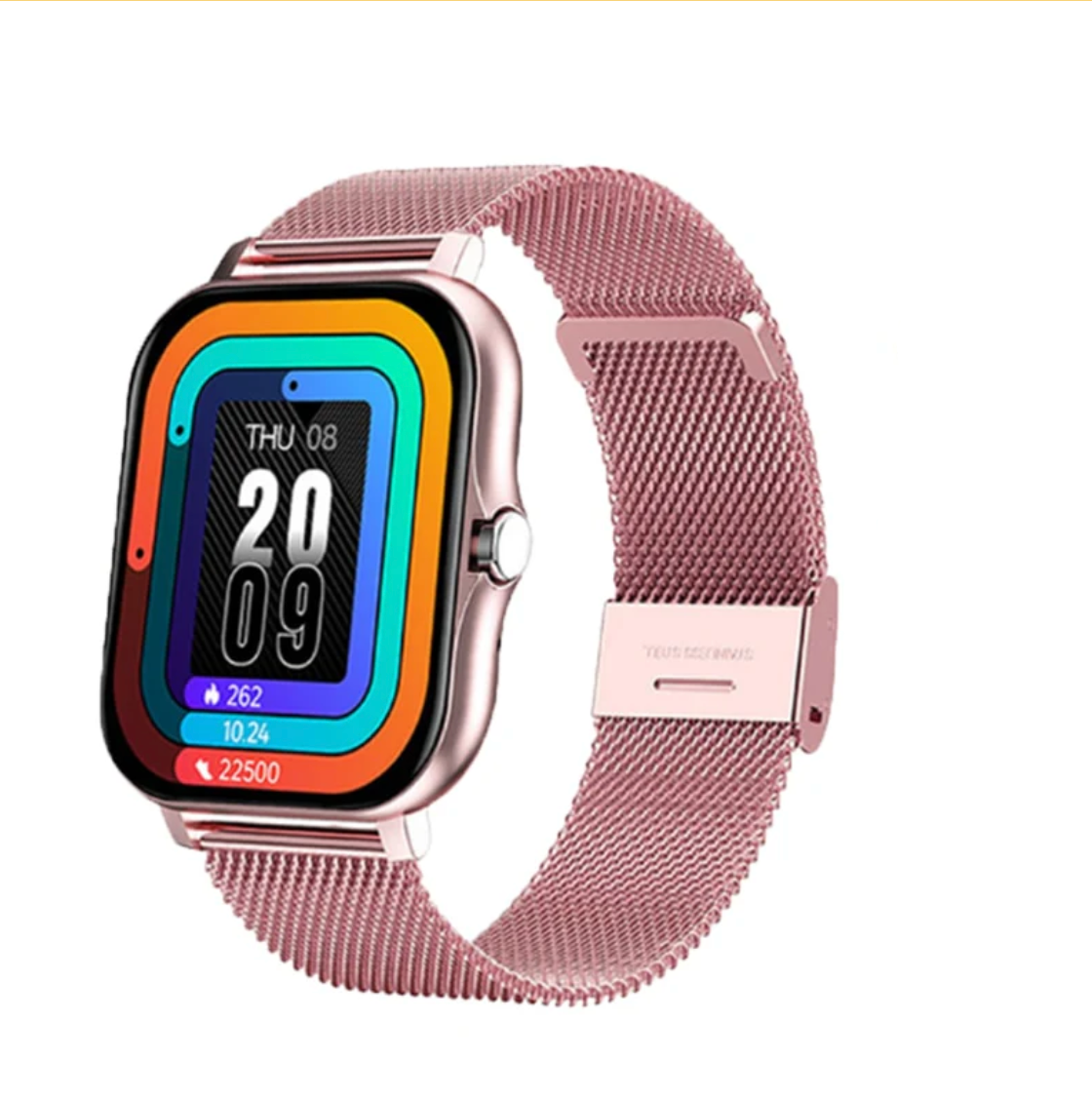 Elegante Fitness Smartwatch voor Dames met Gezondheidsfuncties Stappenteller Slaapmonitor Hartslagmeter | Sulvida