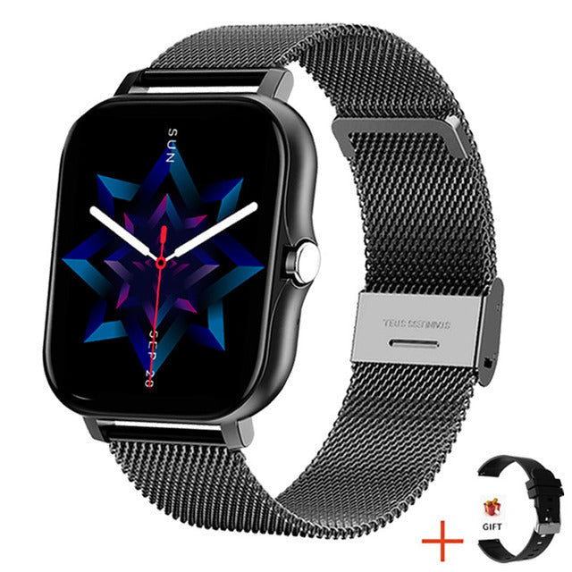 Elegante Fitness Smartwatch voor Dames met Gezondheidsfuncties Stappenteller Slaapmonitor Hartslagmeter | Sulvida
