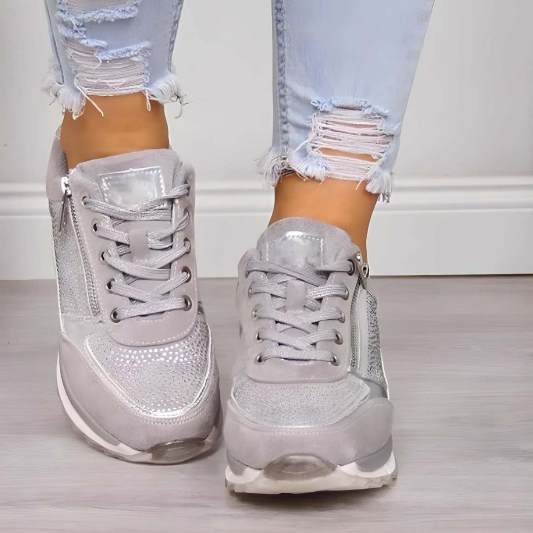Orthopedische dames sneakers met antislipzool voor comfortabel dagelijks gebruik sportief casual wandelen | Sulvida
