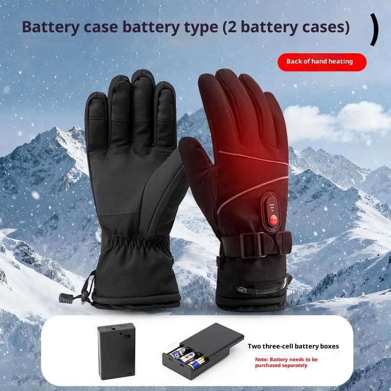 Oplaadbare Verwarmde Dameshandschoenen Waterdicht met Verstelbare Polsband 3.7V en 7.4V Winter Handwarmers | Sulvida