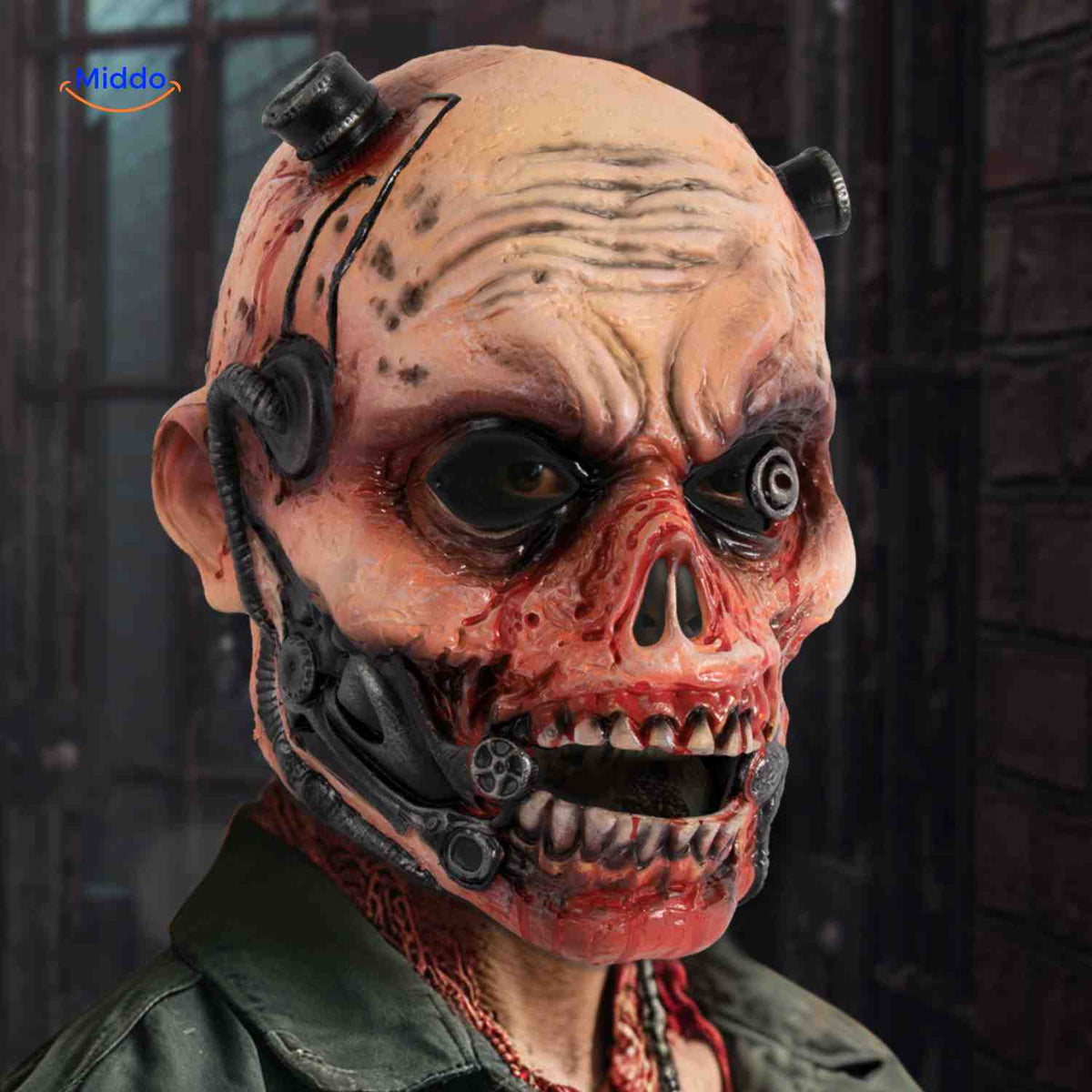 Horror Zombiemasker Latex voor Halloween Feest Cosplay Griezelmasker Realistische Textuur Eng Kostuum Accessoire | Sulvida