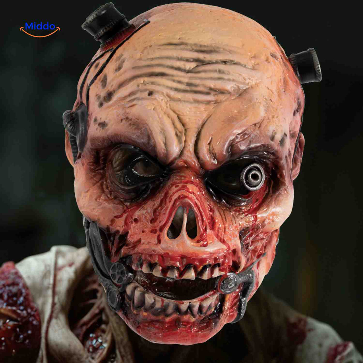 Horror Zombiemasker Latex voor Halloween Feest Cosplay Griezelmasker Realistische Textuur Eng Kostuum Accessoire | Sulvida