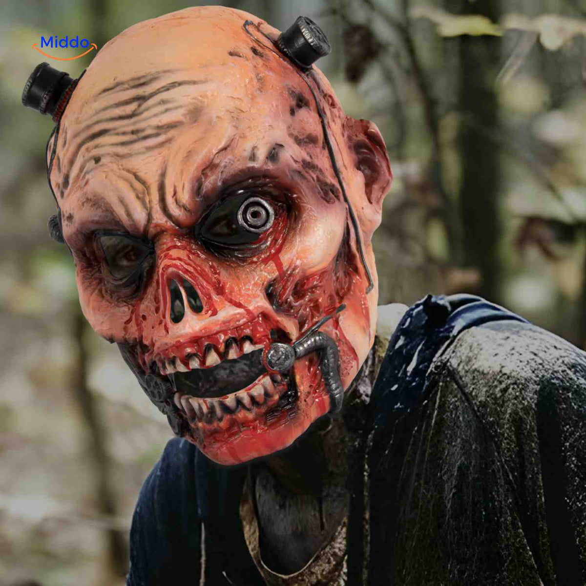 Horror Zombiemasker Latex voor Halloween Feest Cosplay Griezelmasker Realistische Textuur Eng Kostuum Accessoire | Sulvida
