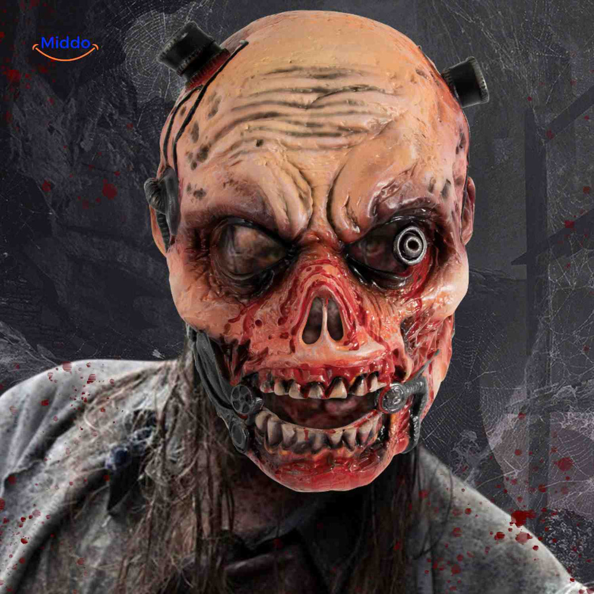Horror Zombiemasker Latex voor Halloween Feest Cosplay Griezelmasker Realistische Textuur Eng Kostuum Accessoire | Sulvida