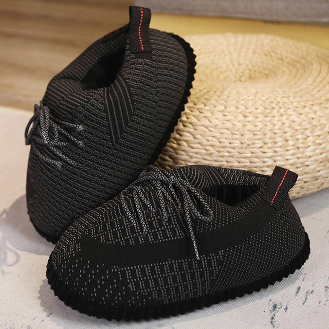 Sneaker-Sloffen met Pluche Voering Unisex Huisschoenen Antislip Pantoffels Warm Comfortabel Indoor Winter | Sulvida